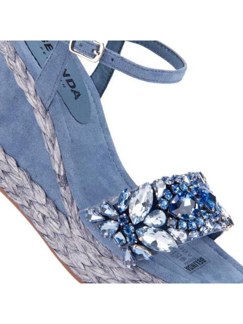 SANDALIA PLATAFORMA AZUL BELINDA PEREGRIN - Image 6