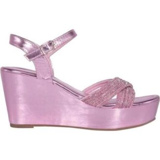 SANDALIA PLATAFORMA ROSA VI LINE FASHION