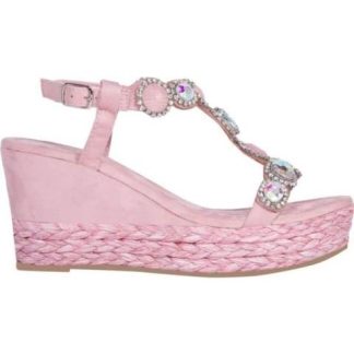 SANDALIA PLATAFORMA ROSA VI LINE FASHION