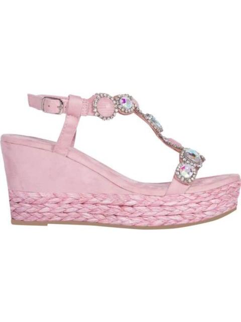 SANDALIA PLATAFORMA ROSA VI LINE FASHION