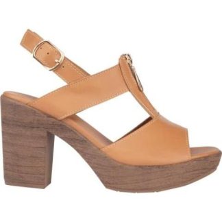 SANDALIA PLATAFORMA TACON MEDIO CAMEL SAO PAULO