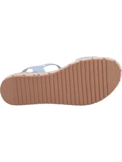 SANDALIA TEJIDA CON PLATAFORMA AZUL VI LINE - Image 3