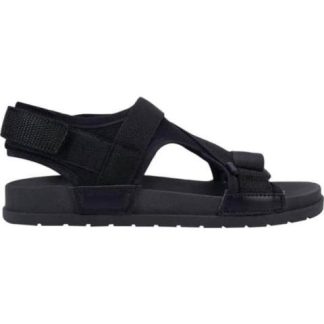 SANDALIA PLAYA Y BAÑO CINTAS TEXTILES NEGRO KAFE