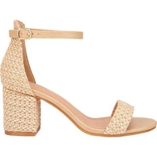 SANDALIA TACON ANCHO BEIGE YAELI