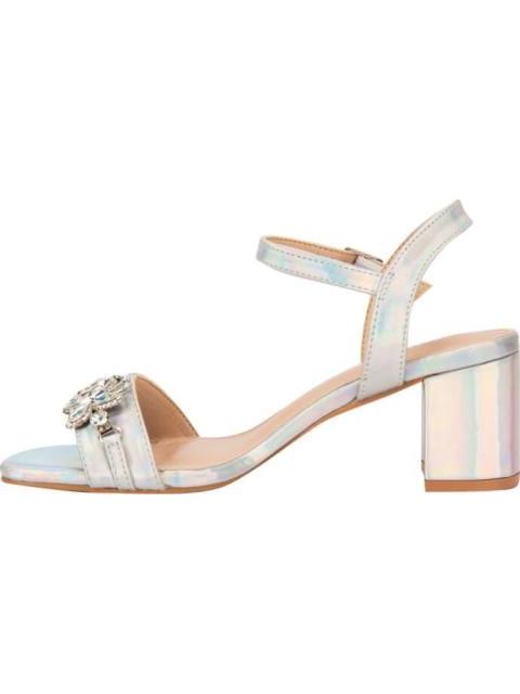 SANDALIA TACON ANCHO BRILLOS PLATA MOLTO BELLO - Image 5