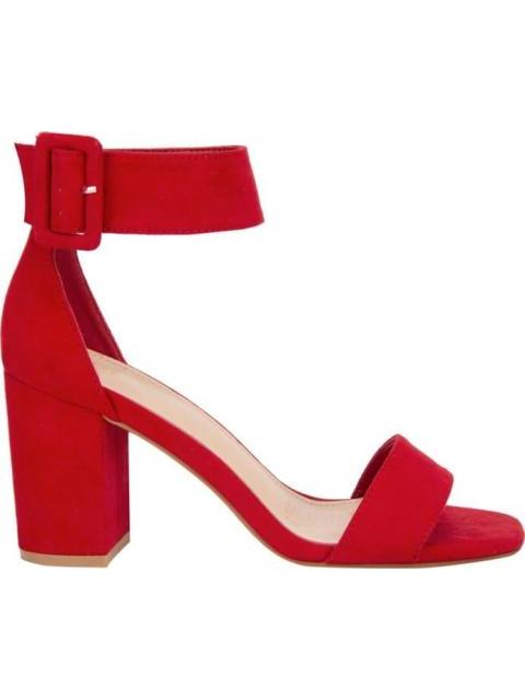 SANDALIA TACON ANCHO ROJO YAELI