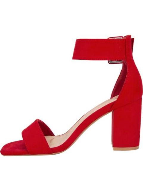 SANDALIA TACON ANCHO ROJO YAELI - Image 5