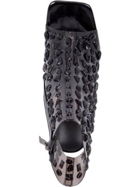 SANDALIA MICA CON BRILLOS NEGRO THALIA SODI - Image 3