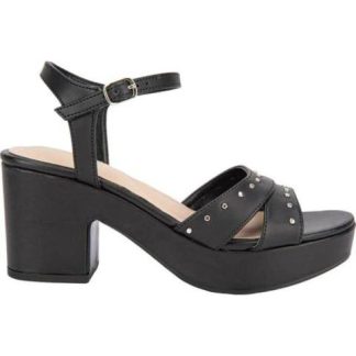 SANDALIA TACON PLATAFORMA NEGRO SAO PAULO