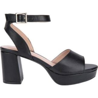 SANDALIA TACON PLATAFORMA NEGRO YAELI