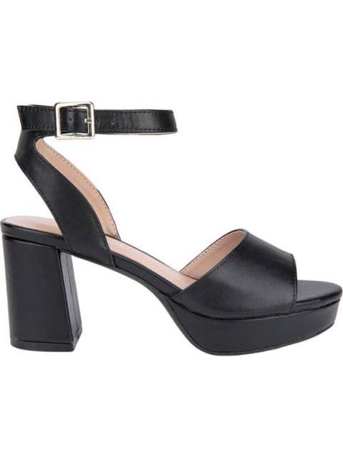 SANDALIA TACON PLATAFORMA NEGRO YAELI