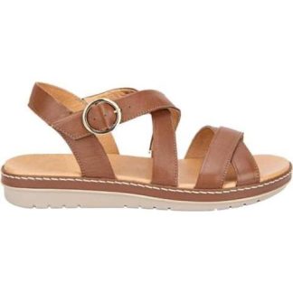 SANDALIA TIRAS CAFE FLEXI