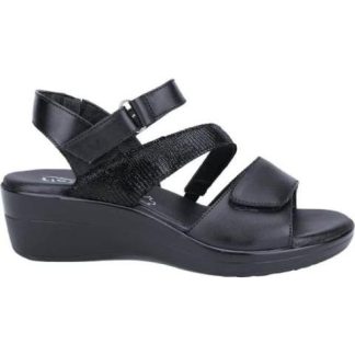 SANDALIA VELCROS NEGRO FLEXI