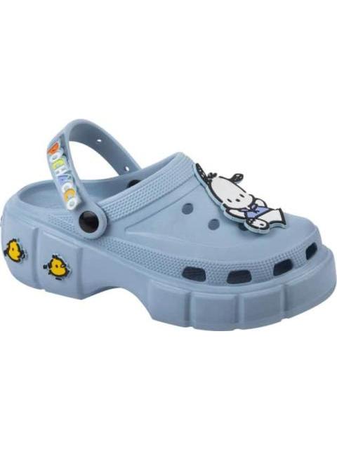 SANDALIA ZUECO AZUL CIELO HELLO KITTY