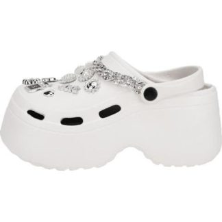 SANDALIA ZUECO BLANCO BANANA PRICE