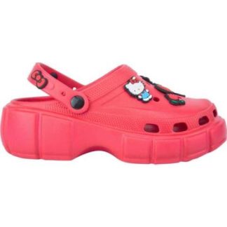 SANDALIA ZUECO ROJO HELLO KITTY