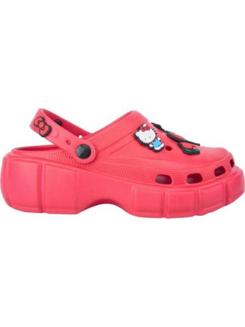 SANDALIA ZUECO ROJO HELLO KITTY