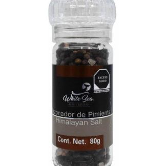 SAZONADOR DE PIMIENTA CON SAL ROSA DEL HIMALAYA 80 G WHITE SEA