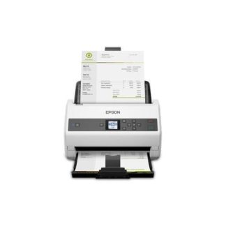 SCANNER EPSON WORKFORCE DS-870 600 X 600DPI ESCANER COLOR ESCANEADO DUPLEX USB 3.0 GRIS-BLANCO