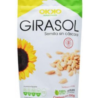 SEMILLA DE GIRASOL SIN CASCARA 200 G OKKO