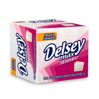 SERVILLETA DELSEY PAQUETE DE 100 PZ