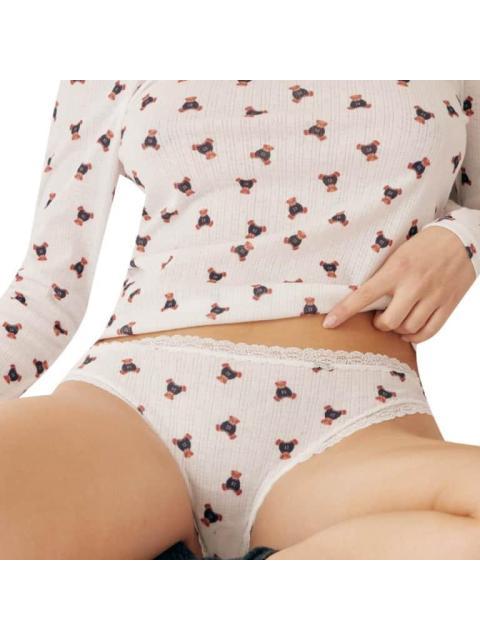 SET 2 PANTIS CORTE BIKINI BLANCO LOVE TO LOUNGE - Image 3