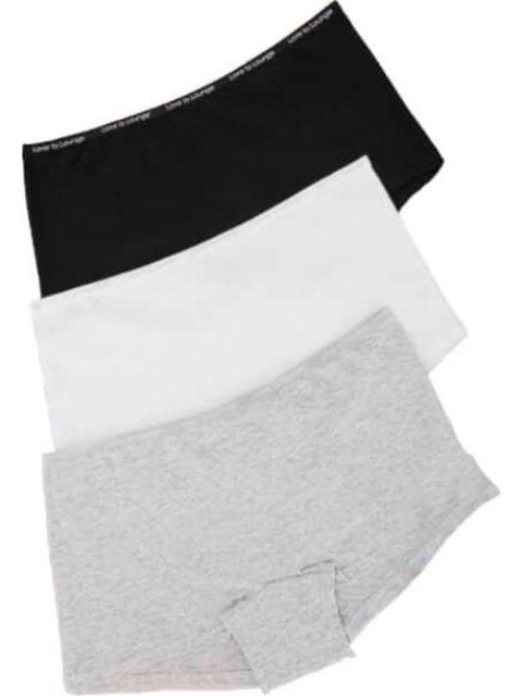 SET 3 BOXERS DE ALGODON MULTICOLOR LOVE TO LOUNGE