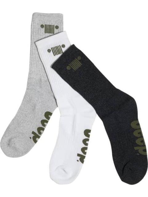 SET 3 PARES DE CALCETINES MULTICOLOR JEEP