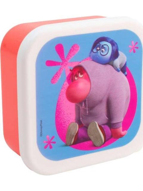 SET 3 TUPPERS INSIDE OUT MULTICOLOR DISNEY - Image 3