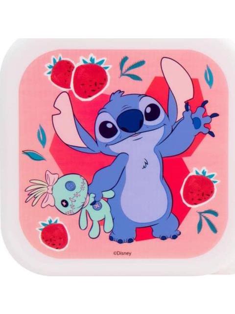SET 3 TUPPERS STITCH MULTICOLOR DISNEY - Image 5