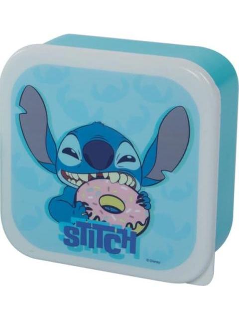 SET 3 TUPPERS STITCH MULTICOLOR DISNEY - Image 6