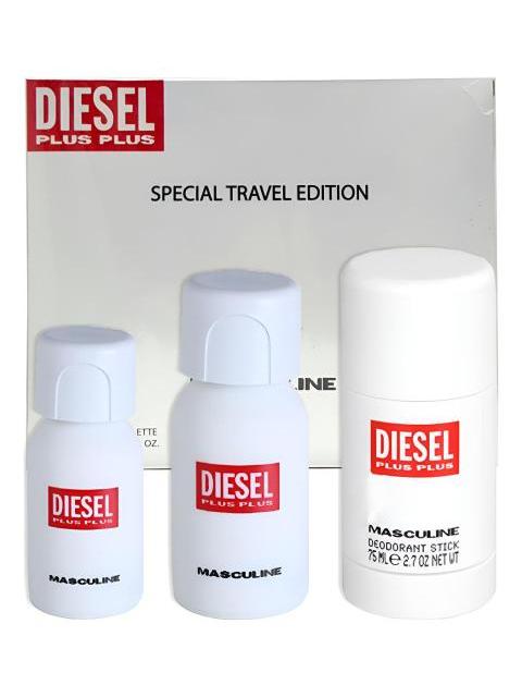 SET DIESEL PLUS PLUS SPECIAL TRAVEL ED MASCULINE 75ML EDT