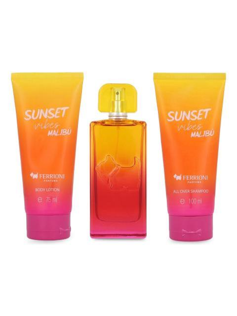 SET FERRIONI SUNSET VIBES MALIBU 3PZS - DAMA