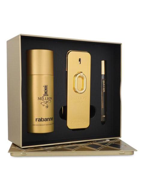 SET ONE MILLION GOLD INTENSE 3PZS - CABALLERO