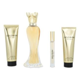 SET PARIS HILTON GOLD RUSH 4 PZS 100ML EDP SPRAY GENERO MUJER
