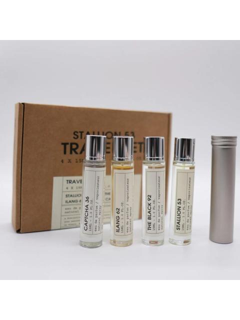 SET PERFUMES STALLION 53 TRAVEL 4X15ML AMADERADO Y ESPECIADOS