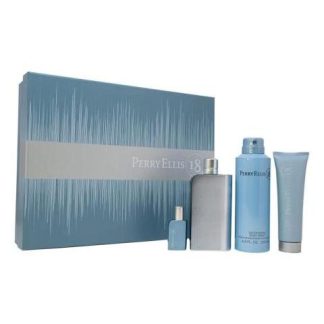 SET PERRY ELLIS 18 4PZS 100ML EDT