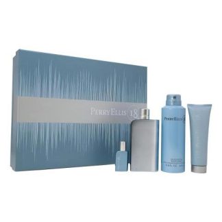 SET PERRY ELLIS 18 4PZS 100ML EDT