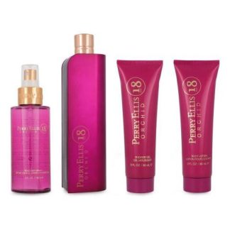 SET PERRY ELLIS 18 ORCHID 4PZS - CABALLERO