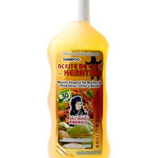 SHAMPOO ACEITE DE OSO Y KERATINA 550 ML DEL INDIO PAPAGO