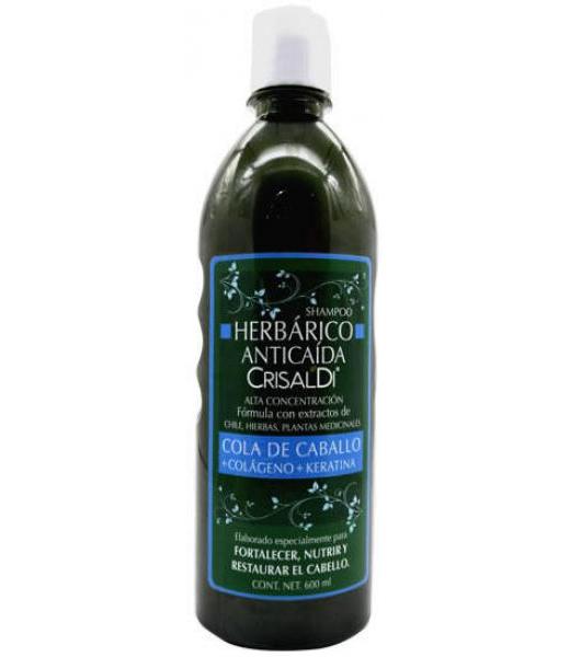 SHAMPOO ANTICAIDA COLA DE CABALLO COLAGENO Y QUERATINA 600 ML CRI