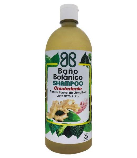 SHAMPOO BAÑO BOTANICO CRECIMIENTO CON EXTRACTO DE JENGIBRE 1000 ML SHAMPOO DEL INDIO HUICHOL