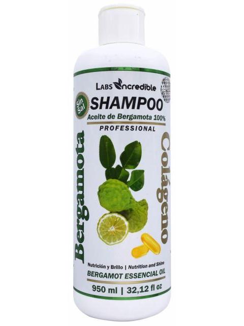 SHAMPOO BERGAMOTA COLAGENO 950 ML INCREDIBLE PRODUCTS