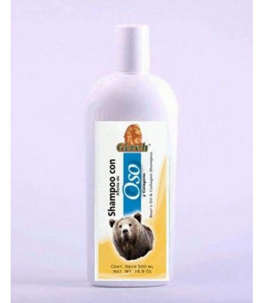SHAMPOO CON ACEITE DE OSO Y COLAGENO 500ML. PRODUCTOS GIZEH