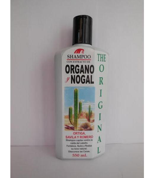 SHAMPOO CON EXTRACTO DE ORGANO Y NOGAL 550ML. ORTIGASAVILA Y ROME SHAMPOOS NUEVOS