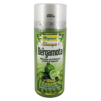 SHAMPOO DE BERGAMOTA ACOND. C D-PANTENOL Y ACEITE DE AGUACATE ( 5 MEGAMIX