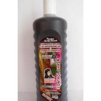 SHAMPOO DE CACAHUANANCHE+TEPEZCOHUITE 1.1L KERATINA HIDROLIZADA C TEPEZCOHUITE DEL INDIO PAPAGO