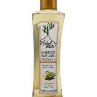 SHAMPOO ENGROSADOR Y REESTRUCTURANTE 500 ML ARBOL VERDE