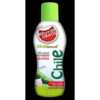 SHAMPOO GRAN NATURAL CHILE CON AJO 1100 ML MI NUEVO SHAMPOO NATUR SHAMPOOS NACE