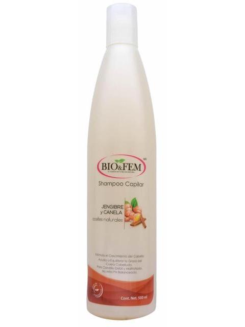 SHAMPOO JENGIBRE CANELA 500 ML BIO&FEM